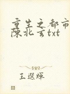 重生之都市修仙陈北玄txt封面