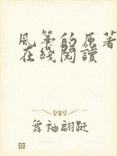 风筝的原著小说在线阅读封面