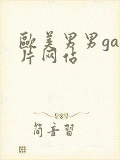欧美男男gay片网站