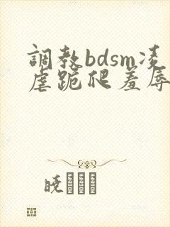 调教bdsm凌虐跪爬羞辱小说封面