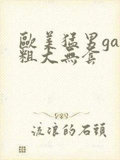 欧美猛男gay粗大无套封面