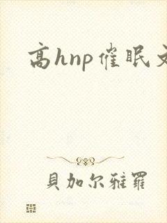 高hnp催眠文