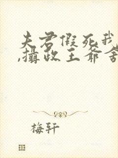 夫君假死我高嫁,摄政王爷舍命宠短剧合集