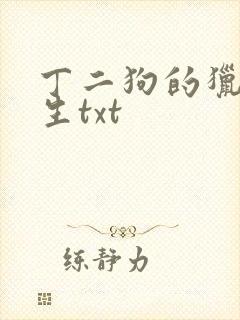丁二狗的猎艳人生txt