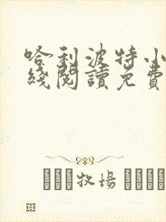 哈利波特小说在线阅读免费阅读