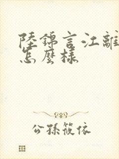 陆锦言江离结局怎么样