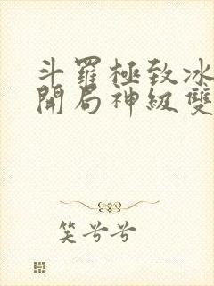 斗罗极致冰光,开局神级双武魂小说