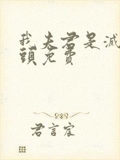 我夫君是灭世魔头免费