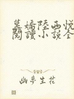 慕娇陆西悦免费阅读小说全文