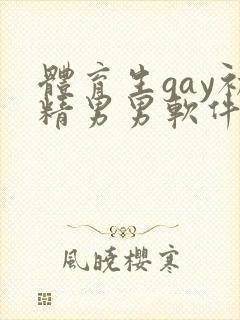 体育生gay初精男男软件