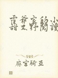 霍爷家的小祖宗甜又野阅读阅读全文