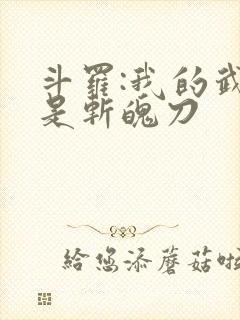 斗罗:我的武魂是斩魄刀封面
