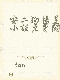 安二狗杨美玲的小说免费阅读