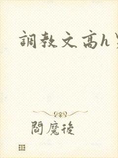 调教文高h男男
