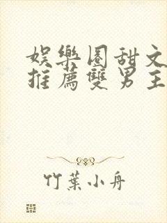 娱乐圈甜文小说推荐双男主