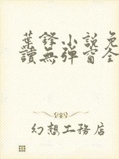 叶锋小说免费阅读无弹窗全文