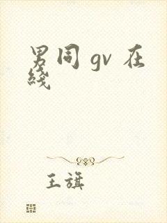 男同 gv 在线