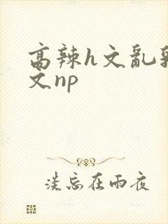 高辣h文乱乳h文np封面