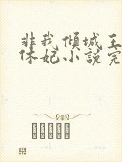 非我倾城王爷要休妃小说完整版