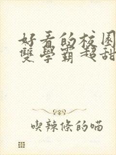 好看的校园小说双学霸超甜封面