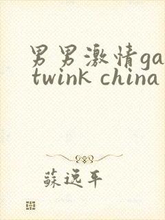 男男激情gay twink china