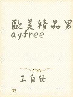 欧美精品男同gayfree