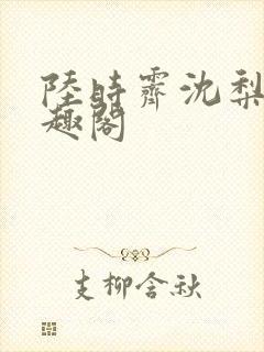 陆时霁沈梨初笔趣阁