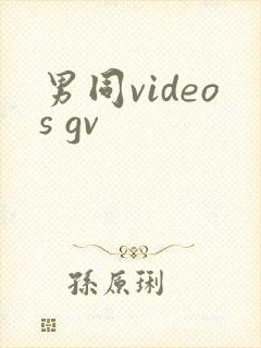 男同videos gv