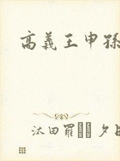 高义王申孙倩