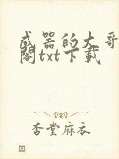 成器的大哥笔趣阁txt下载
