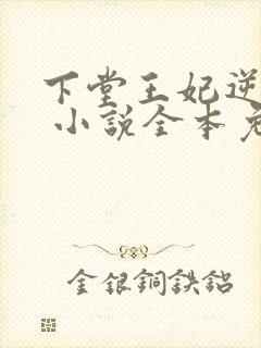下堂王妃逆袭记 小说全本免费