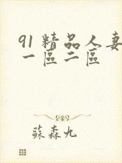 91 精品人妻一区二区