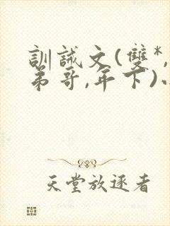 训诫文(双*,弟哥,年下)小说双胞胎