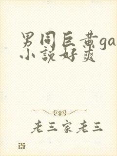 男同巨黄gay小说好爽