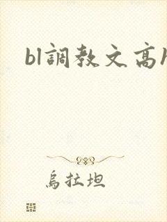 bl调教文高h