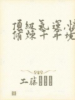 顶级气运,悄悄修炼千年境界划分封面