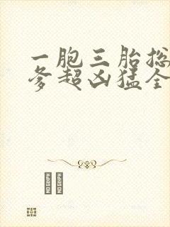 一胞三胎总裁爹爹超凶猛全文阅读免费