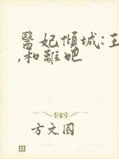 医妃倾城:王爷,和离吧