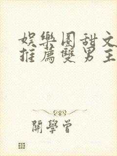 娱乐圈甜文小说推荐双男主