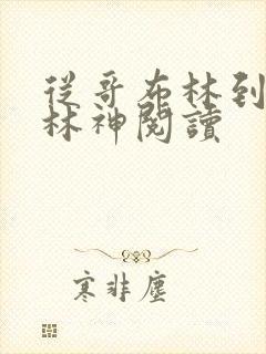 从哥布林到哥布林神阅读