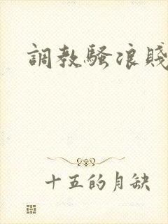 调教骚浪贱母狗