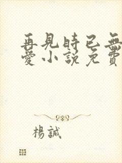 再见时已无恨无爱小说免费阅读