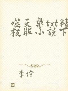 噬天鼎txt精校版小说下载封面