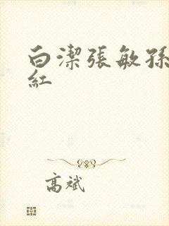 白洁张敏孙倩美红封面