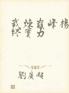 武炼巅峰杨开最终实力