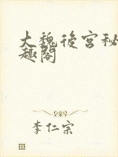 大魏后宫秘史笔趣阁