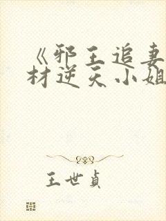 《邪王追妻:废材逆天小姐