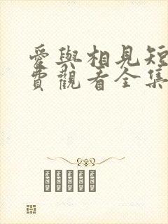 爱与相见短剧免费观看全集最新章节封面