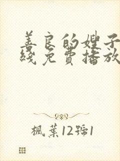 善良的嫂子9在线免费播放