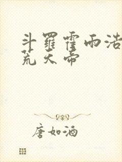斗罗霍雨浩拜师荒天帝
